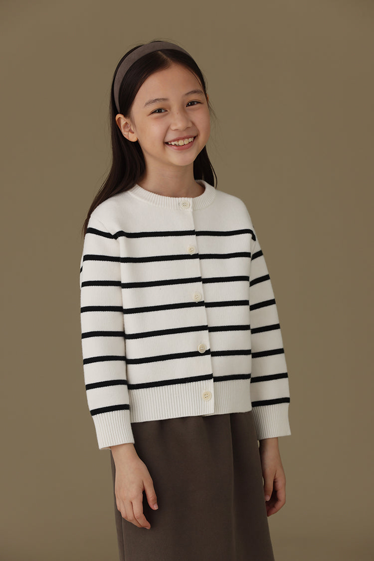 子どもおしゃれ着・スマートカジュアル COCO MODERNのK338 - ストライプカーディガンの画像(6)