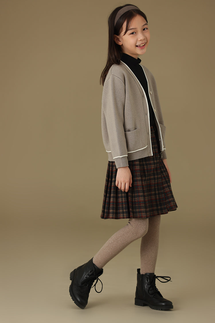 子どもおしゃれ着・スマートカジュアル COCO MODERNのK230 - Vネックニットカーディガンの画像(4)