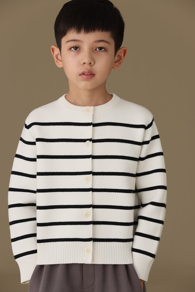 子どもおしゃれ着・スマートカジュアル COCO MODERNのK338 - ストライプカーディガンの画像(9)