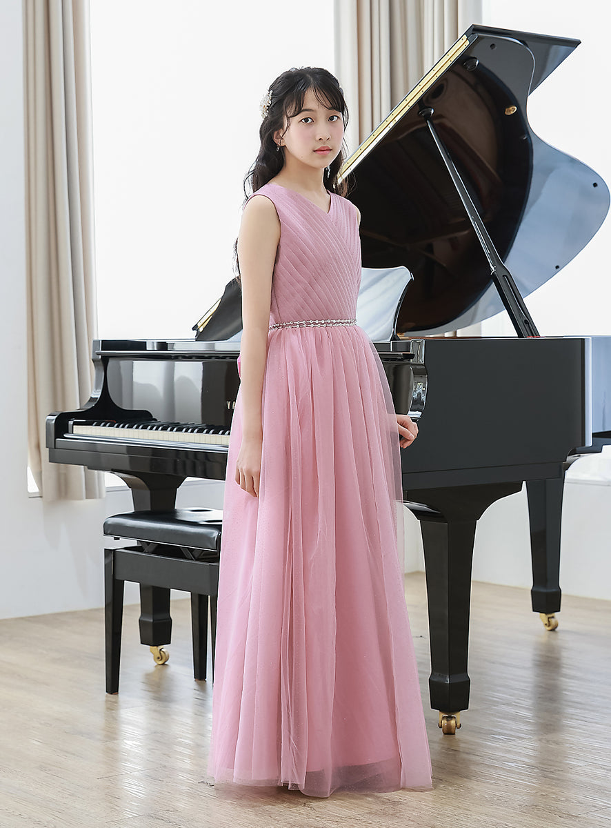 子供ドレス | ジュニアドレスならモーブローズチュールロングドレス