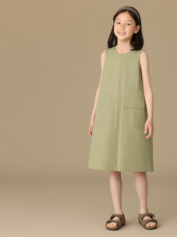 K6003 - Cargo sleeveless dress