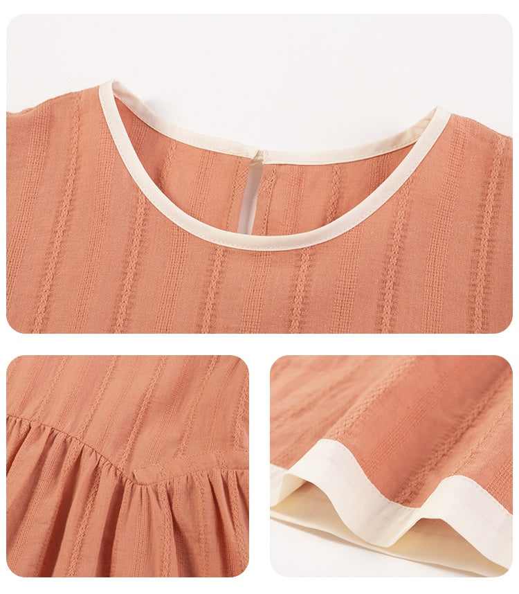 K6005 - Scarlet shirring dress