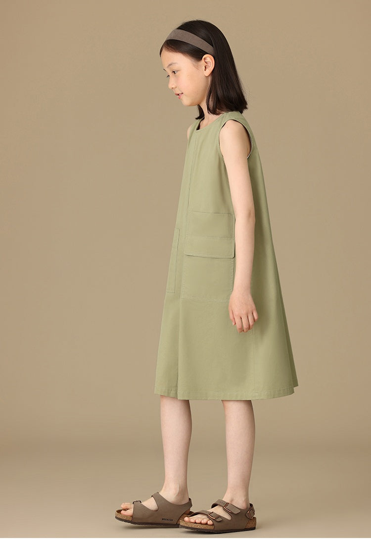 K6003 - Cargo sleeveless dress