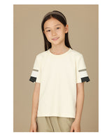 K6035 - 3色リブアイボリーTシャツ