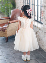 子供ドレス発表会・結婚式・おしゃれなDRESCCOのマナビスフリルスリーブドレスの画像8