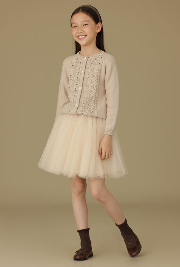 K8049 - Ivory tulle skirt