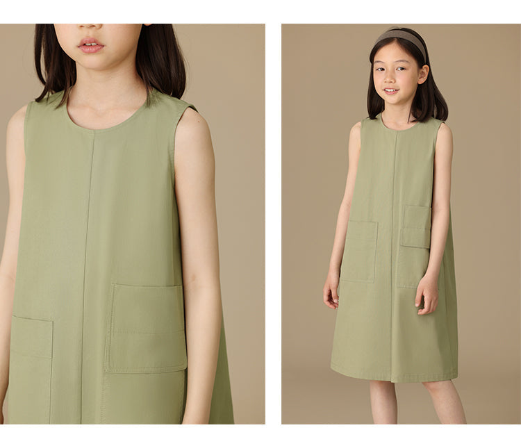 K6003 - Cargo sleeveless dress