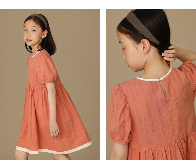 K6005 - Scarlet shirring dress