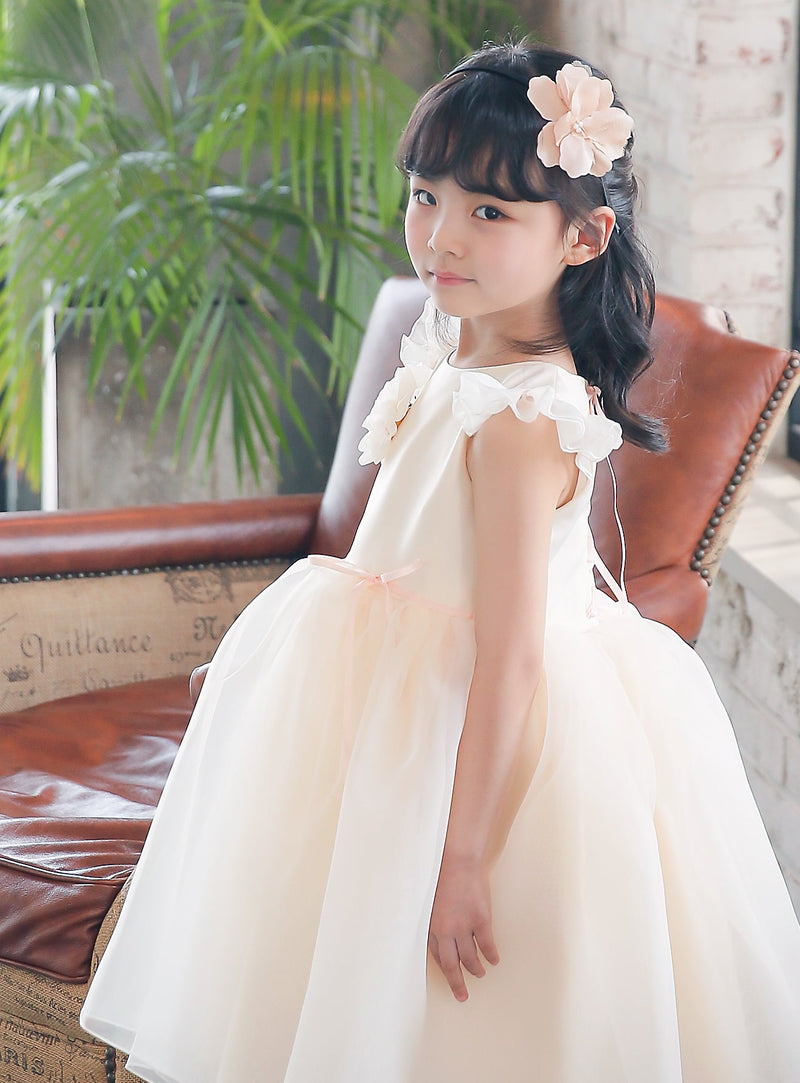 子供ドレス発表会・結婚式・おしゃれなDRESCCOのマナビスフリルスリーブドレスの画像10