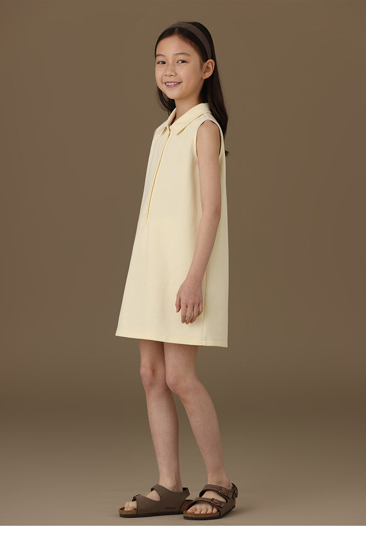 K3020 - Sleeveless polo dress