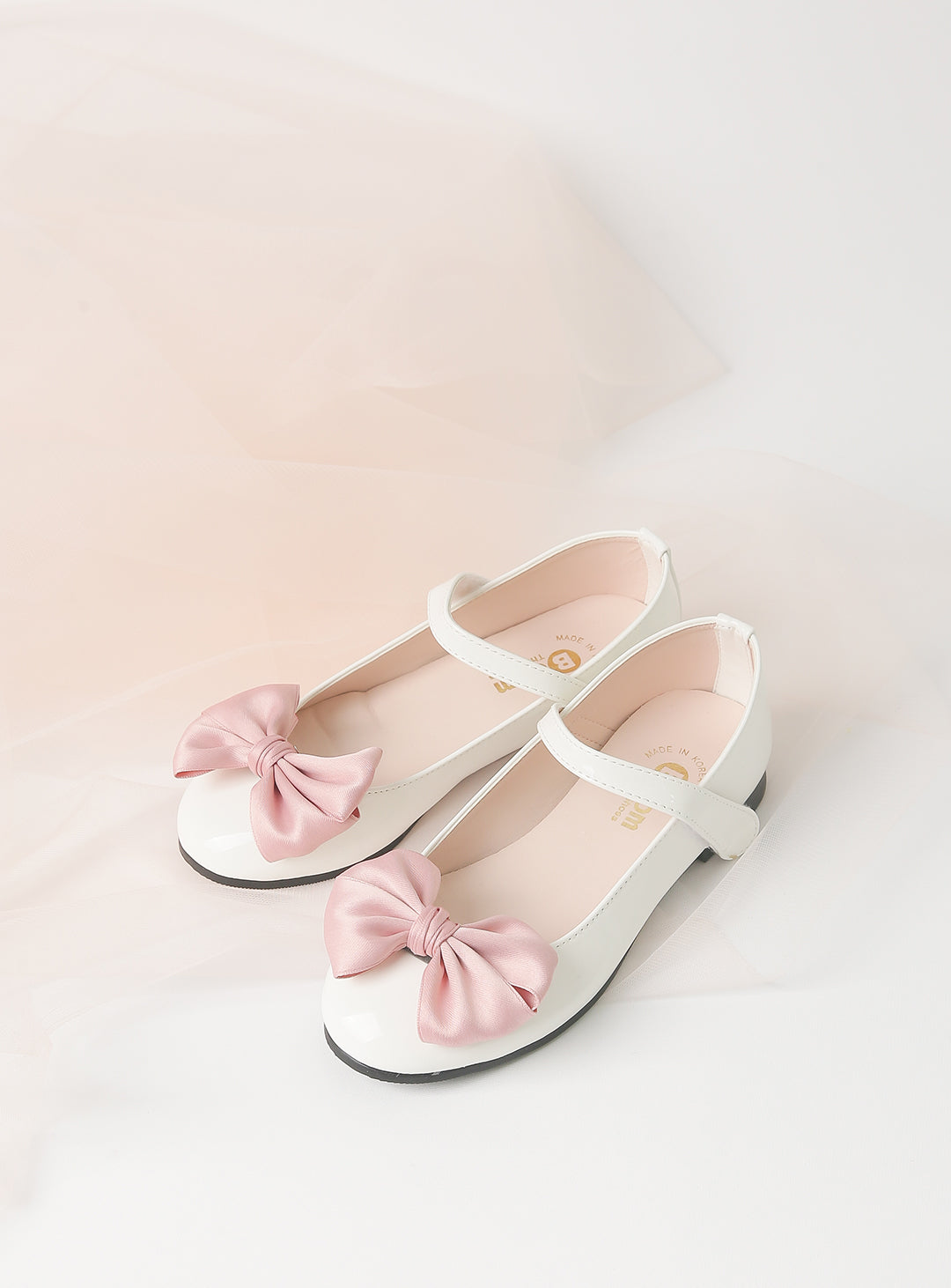 Pink Ribbon Alice Enamel Shoes (12cm-23cm)