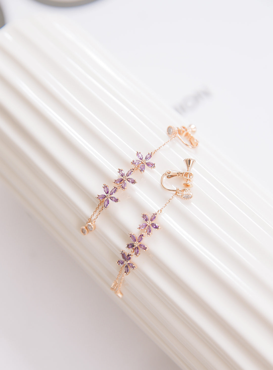 Lavender Bloom Earrings