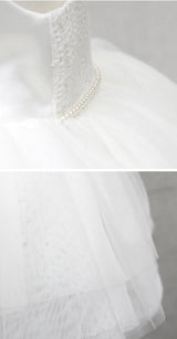 子供ドレス発表会・結婚式・おしゃれなDRESCCOのテティスフラワーコサージュツイードドレスの画像14