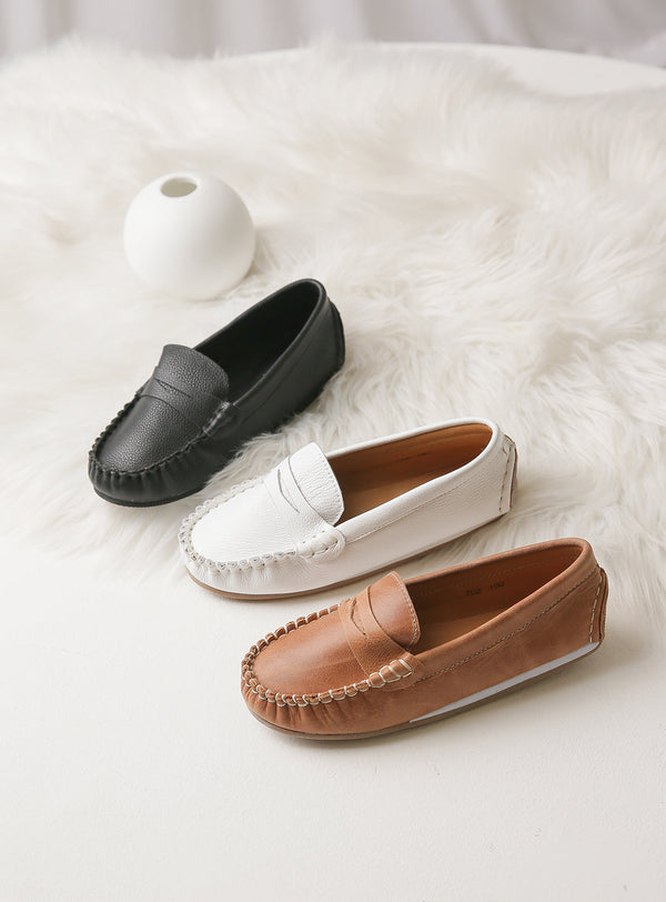 Moccasin Leather Shoes (13cm-22cm)