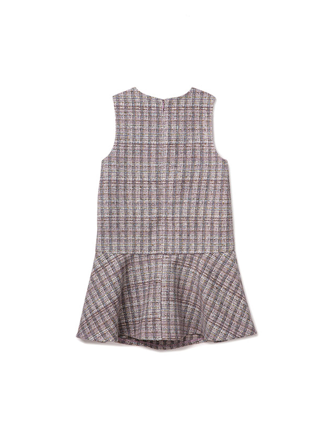 [renoma KIDS] Tweed Flared Lavender Dress