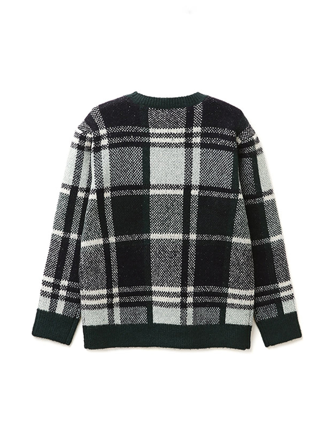 [renoma KIDS] Teal Green Check Sweater