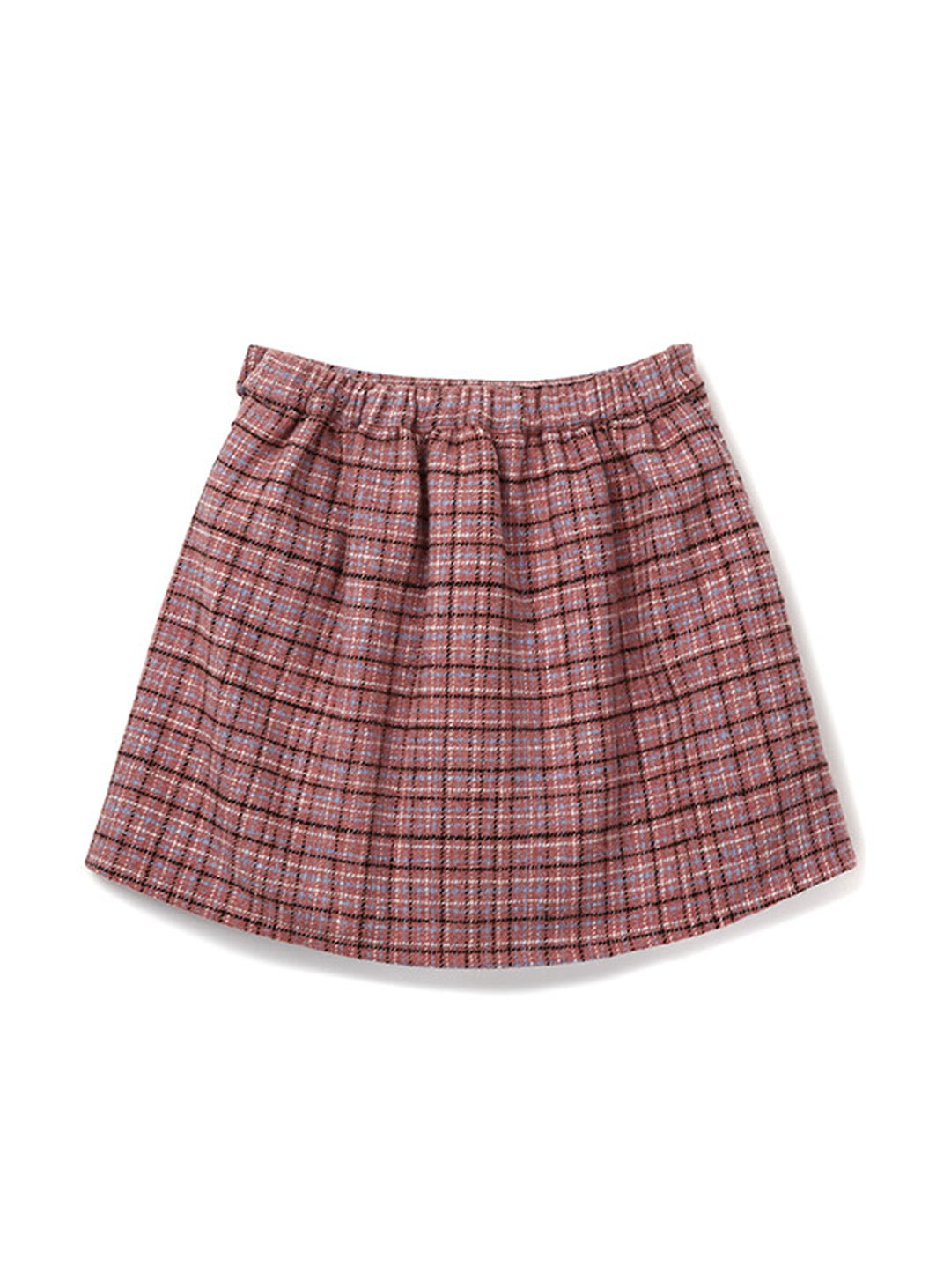 [renoma KIDS] Rose Pink Check Pleated Skirt