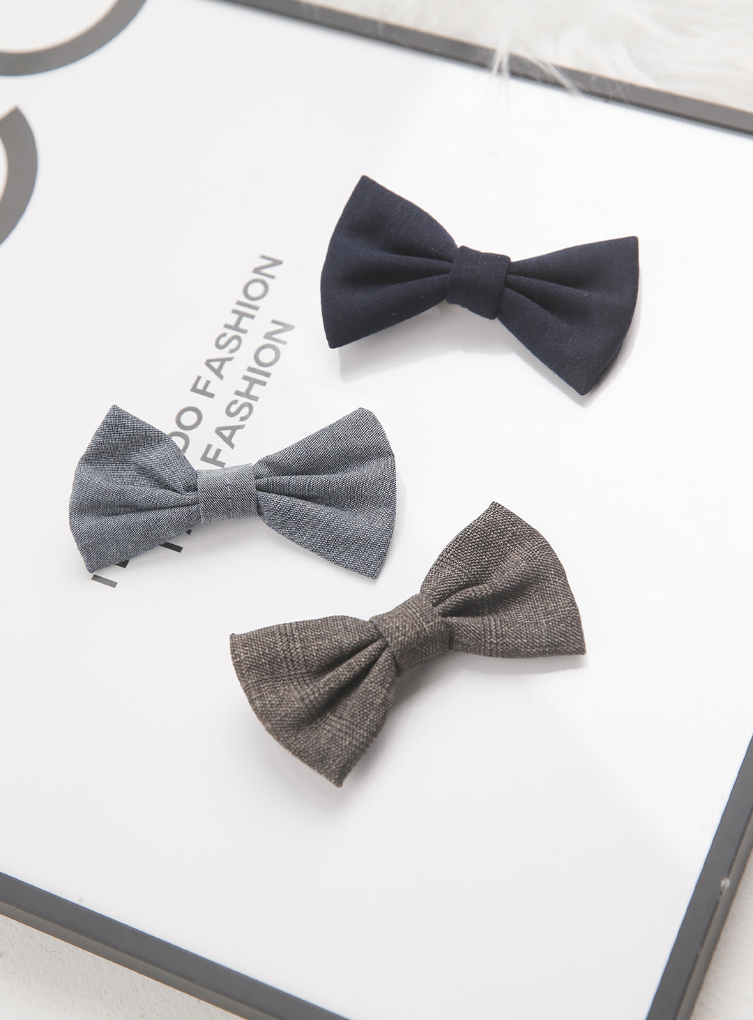 クラシックテクスチャー蝶ネクタイ(3色)　