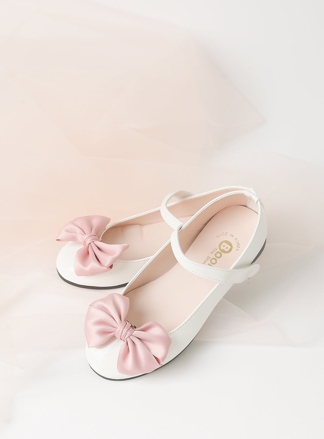 Pink Ribbon Alice Enamel Shoes (12cm-23cm)