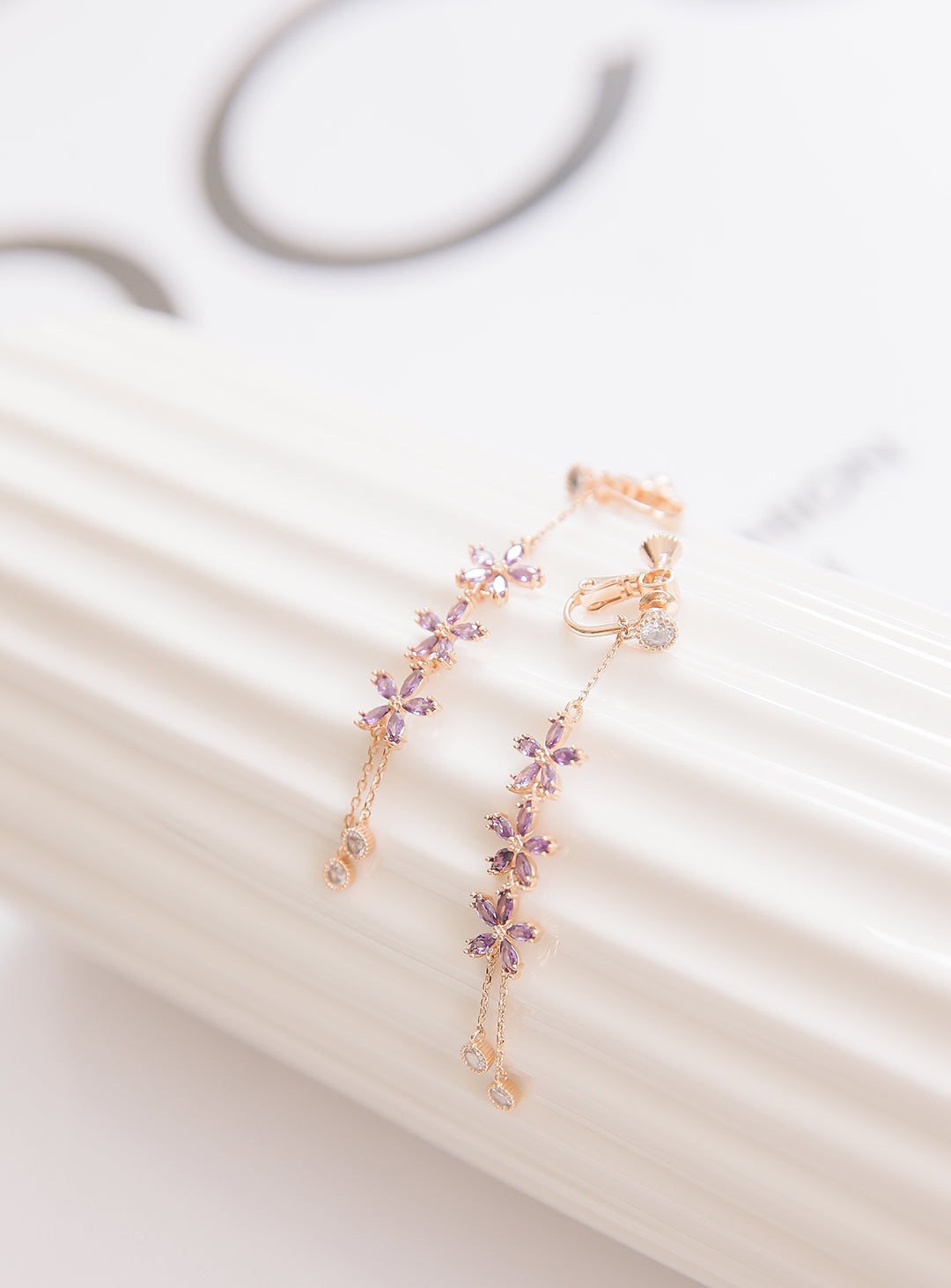 Lavender Bloom Earrings