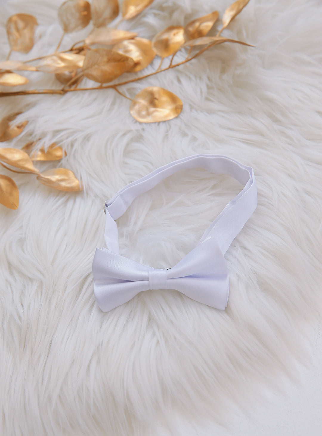 Cummerbund x Bow Tie Set (White)