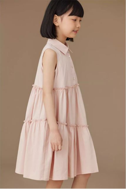 K40701 - Petal pink summer cole dress