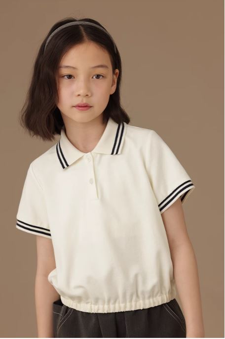 K240515003 - Classic striped polo shirt