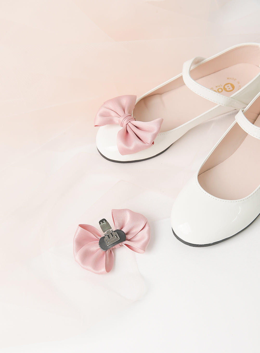 Pink Ribbon Alice Enamel Shoes (12cm-23cm)