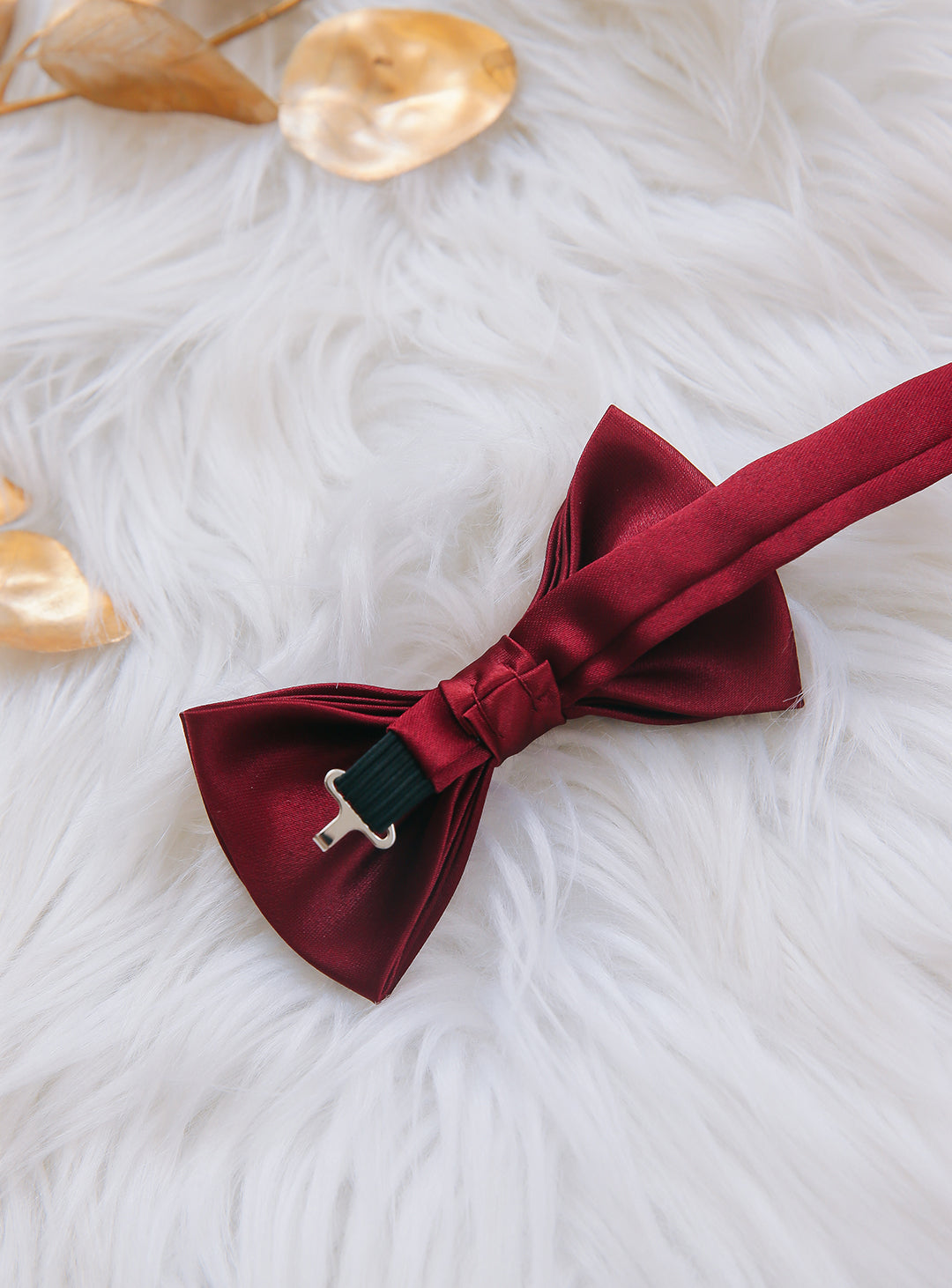 Kammer band and bow tie set (wine red)