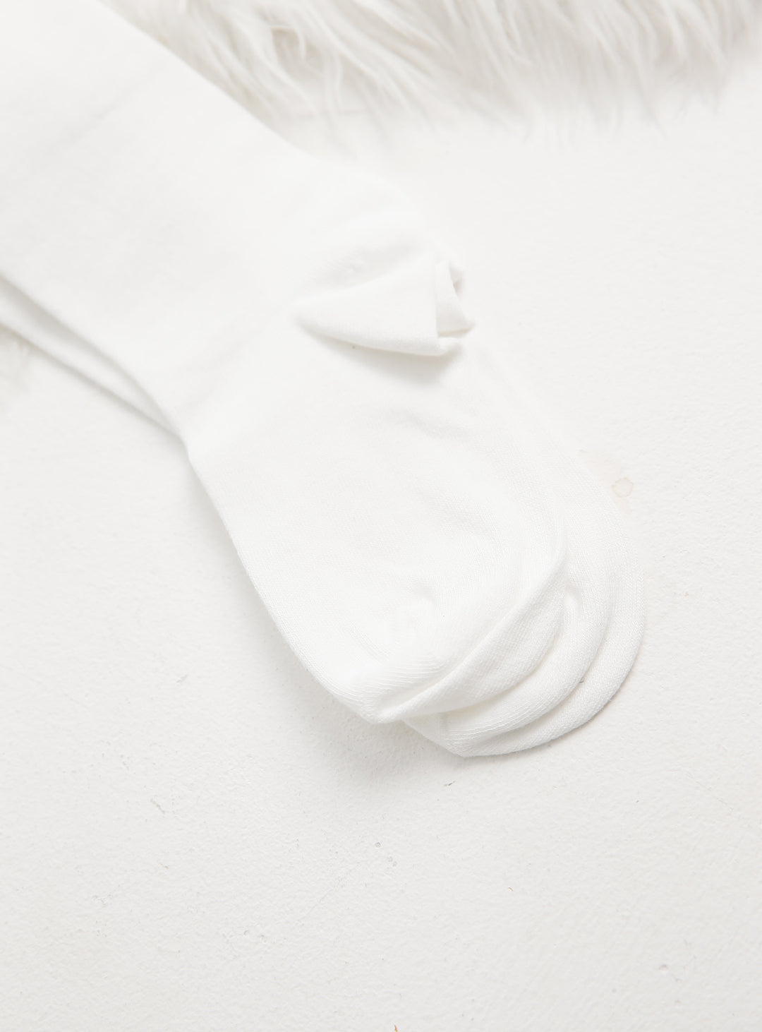 レースリボン付ロングソックス(ホワイト,ブラック)