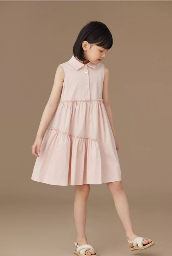 K40701 - Petal pink summer cole dress