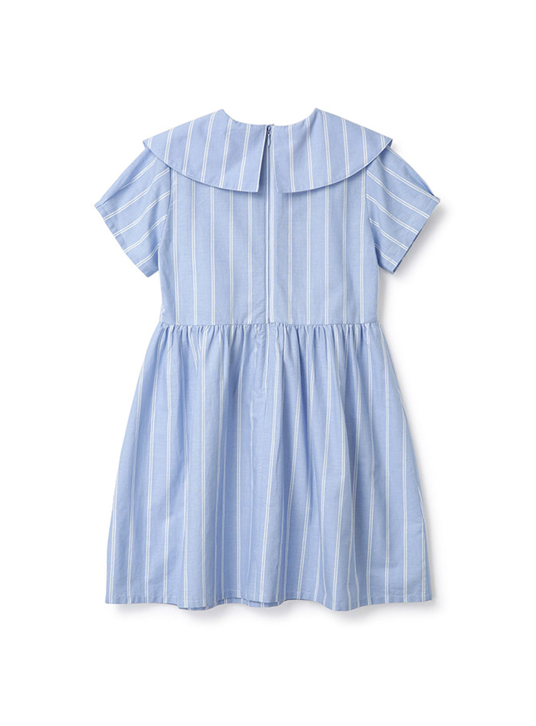 [renoma KIDS] Striped Big Collar Summer Dress