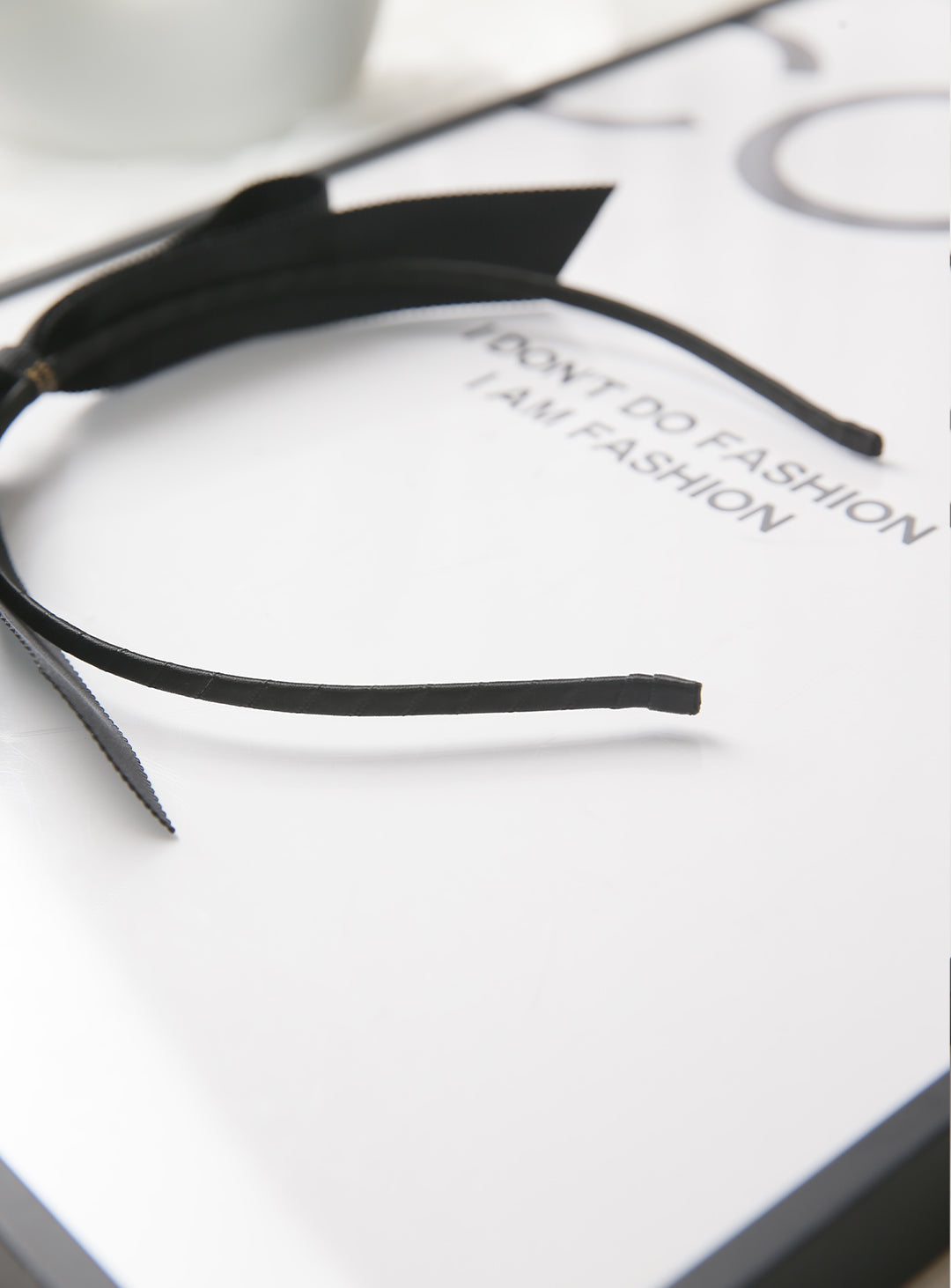 グログランリボンカチューシャ