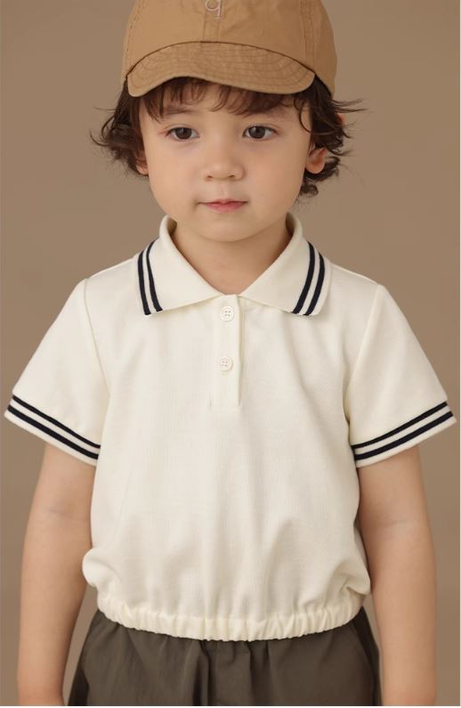 K240515003 - Classic striped polo shirt