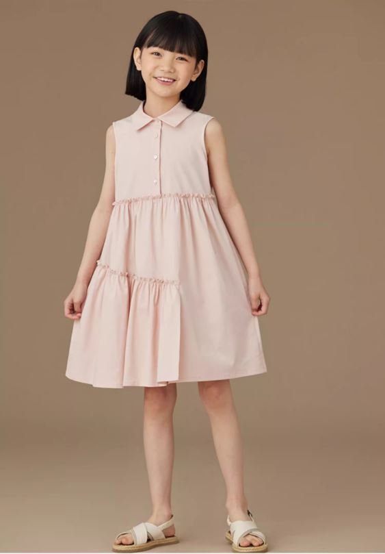 K40701 - Petal pink summer cole dress