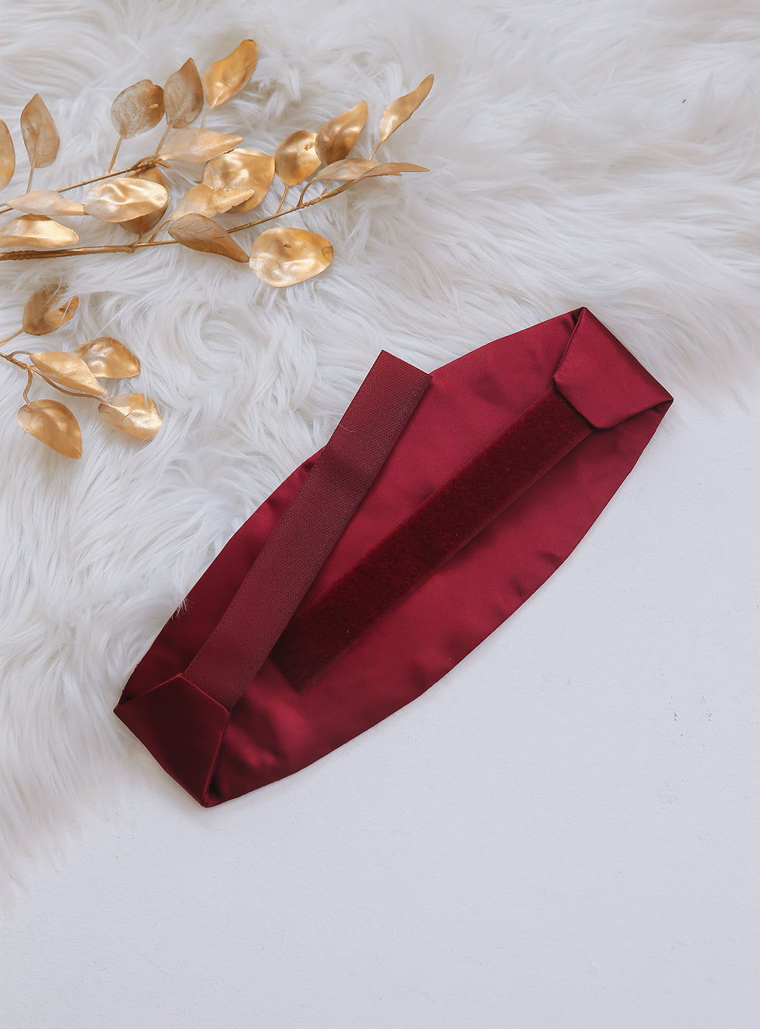 Kammer band and bow tie set (wine red)