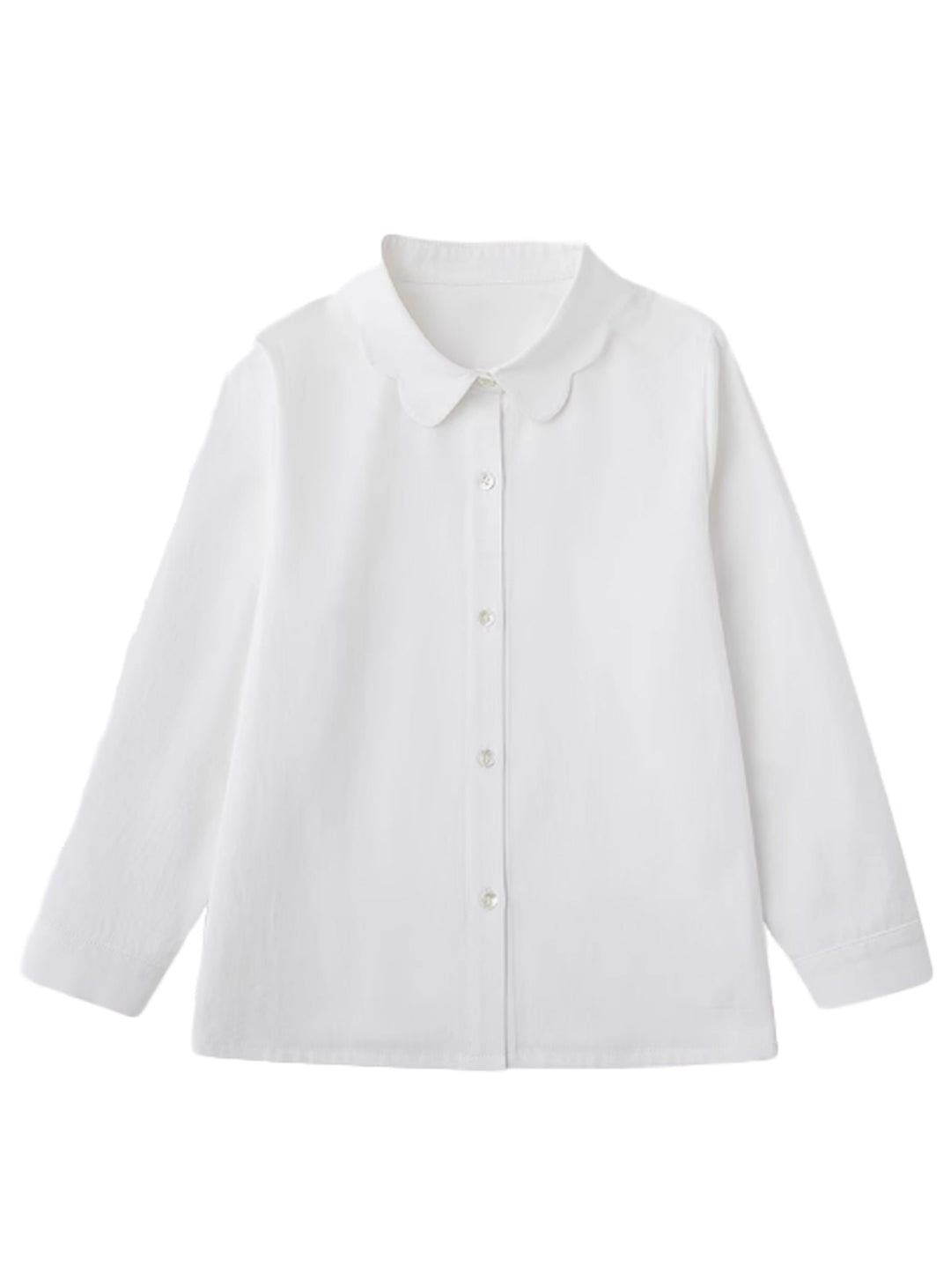 K2012 - Cotton flower collar blouse