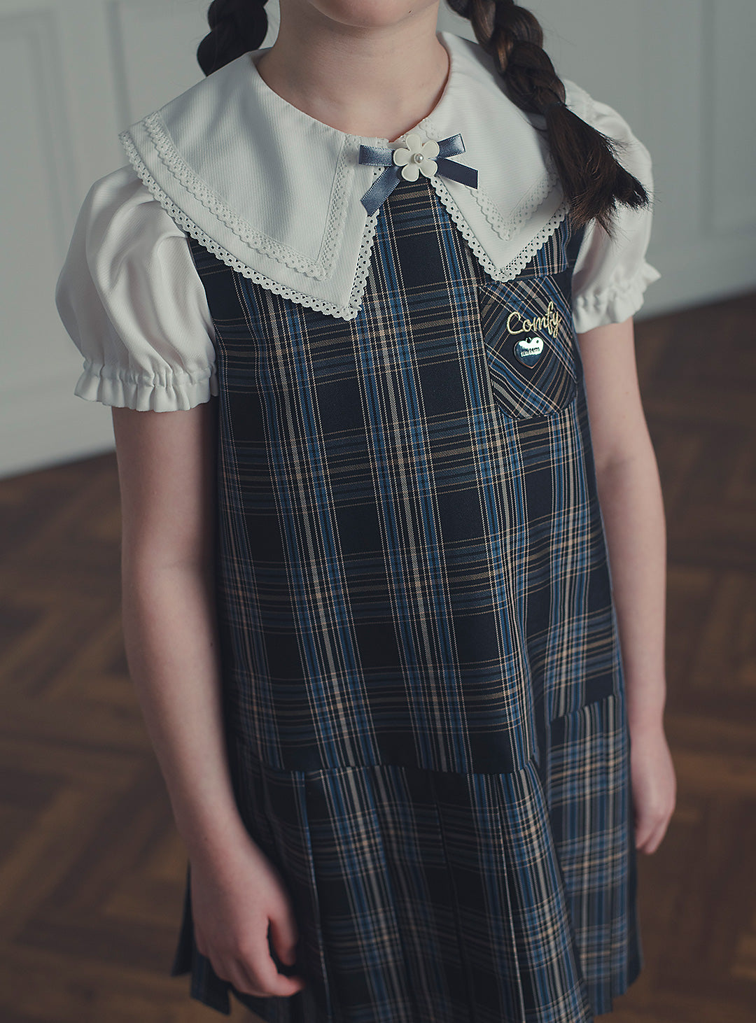 アメリアチャコールウール混ジャケット＋ワンピースセット