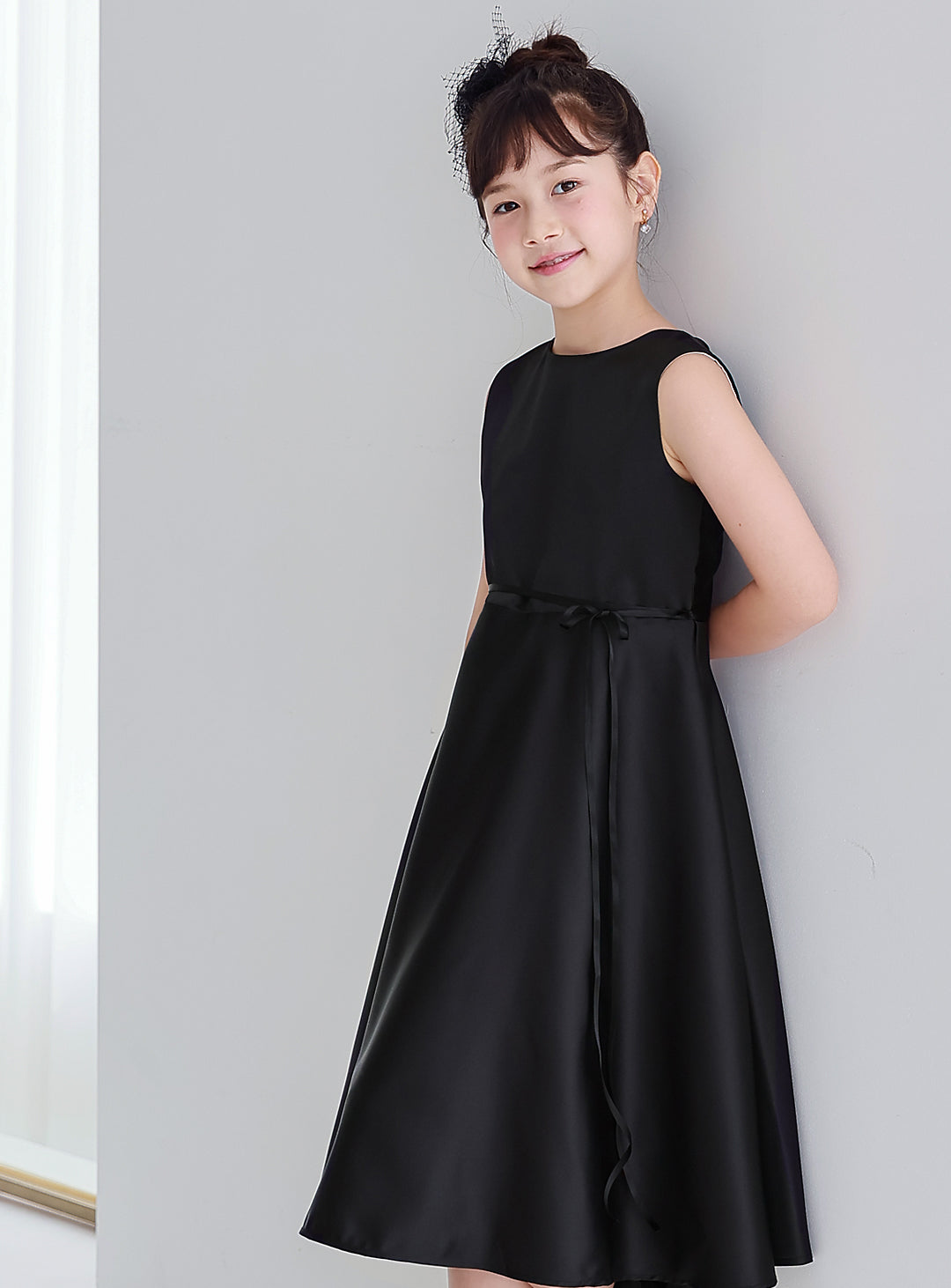 Velacha Black A-line Dress