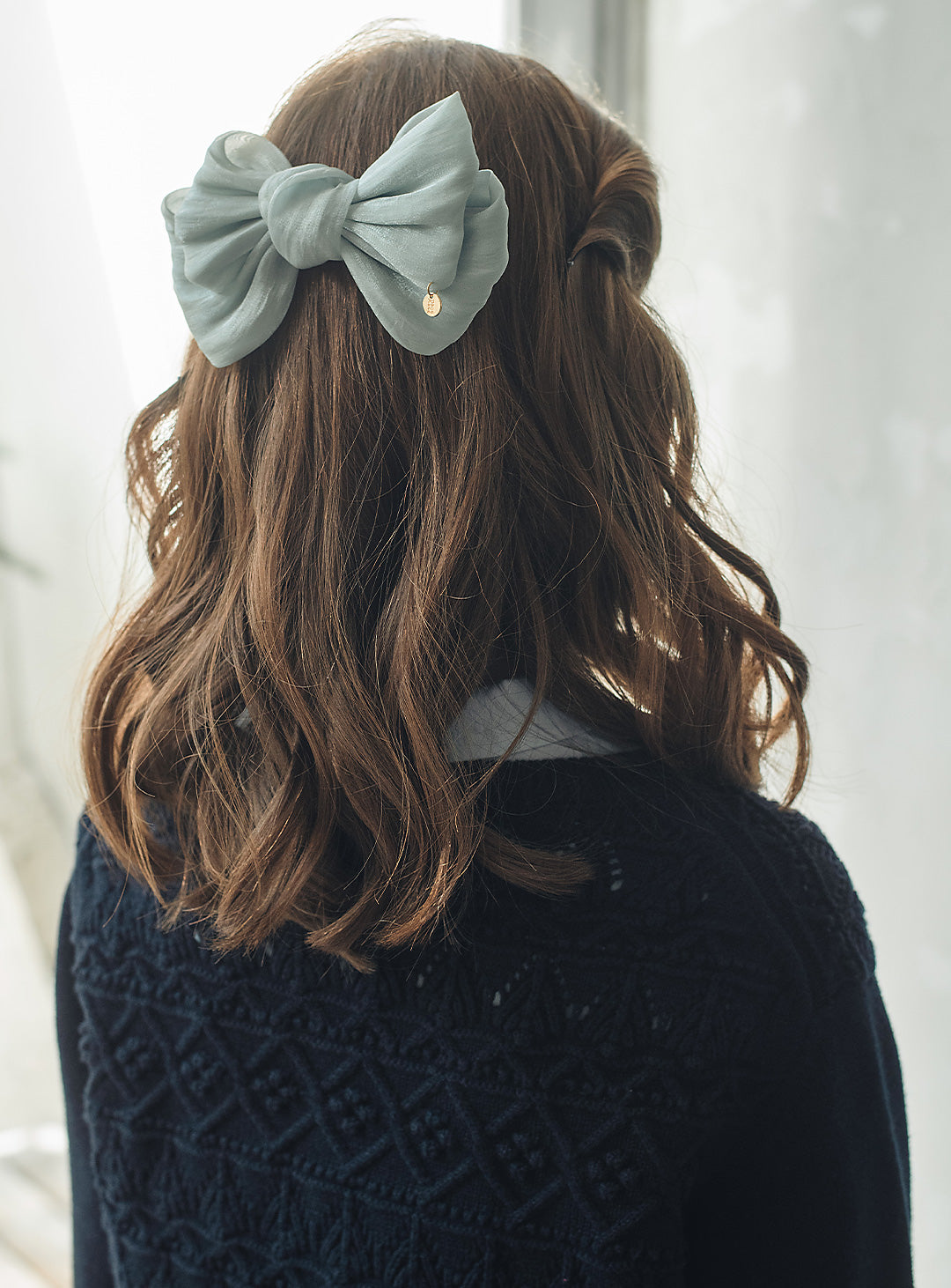 ニット×コットンワンピースセットアップ