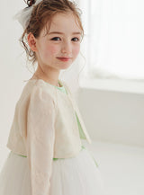 子供ドレス発表会・結婚式・おしゃれなDRESCCOのセリーヌブーケコサージュパッションミントドレスの画像18