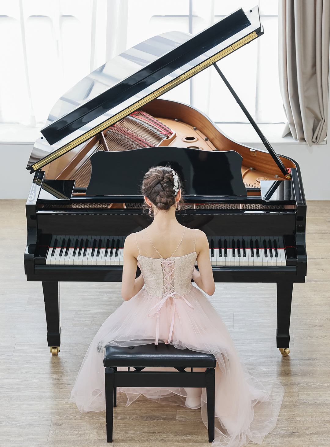 Blossom Baby Pink Jewelry Tulle Dress