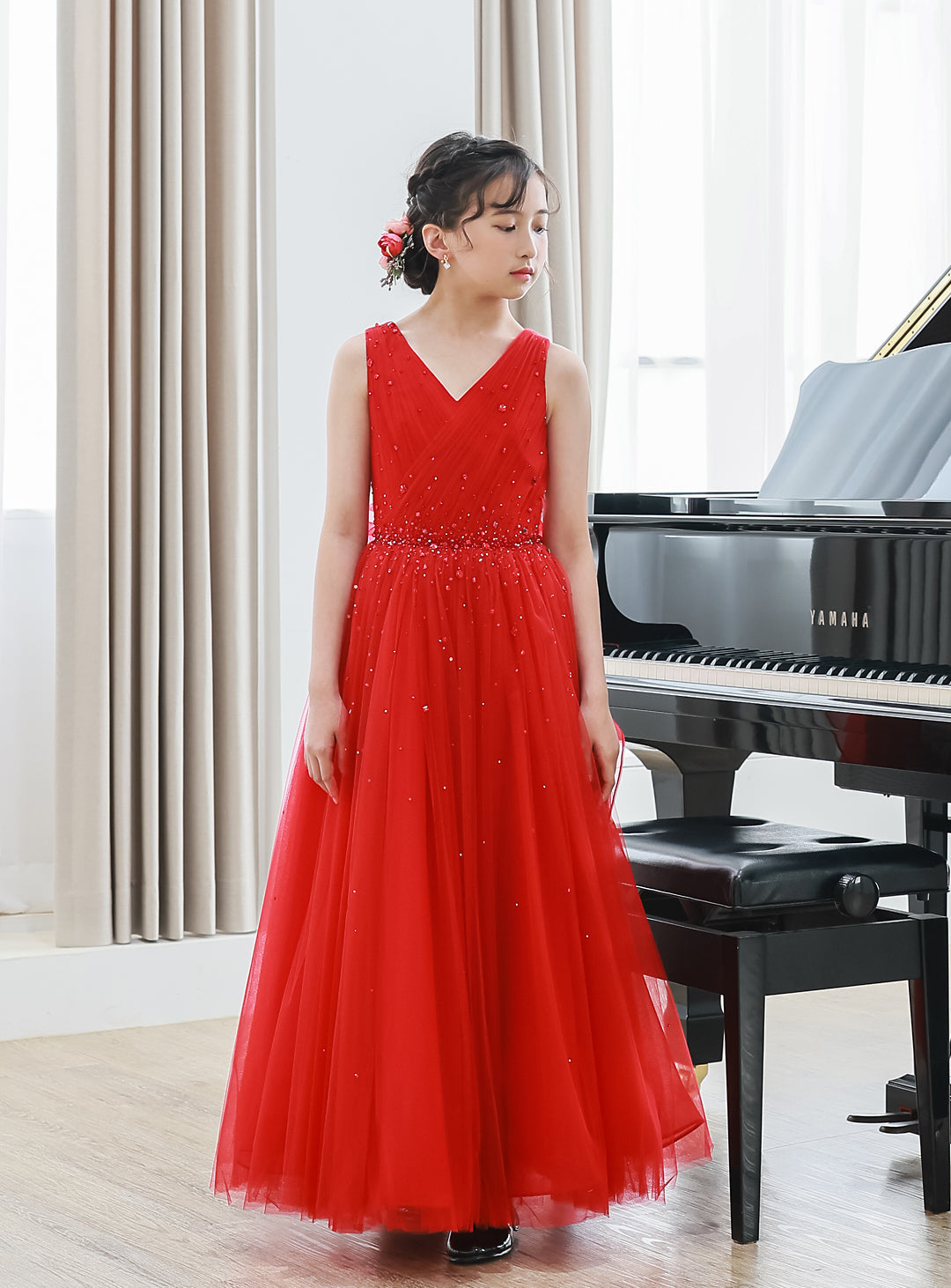 Scarlet Jewelry Tulle Dress