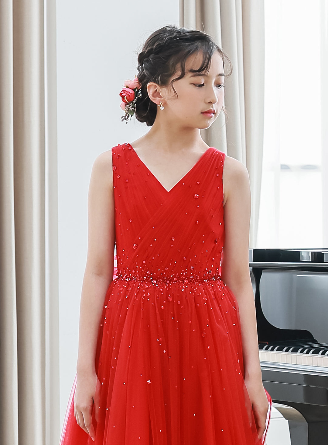 Scarlet Jewelry Tulle Dress