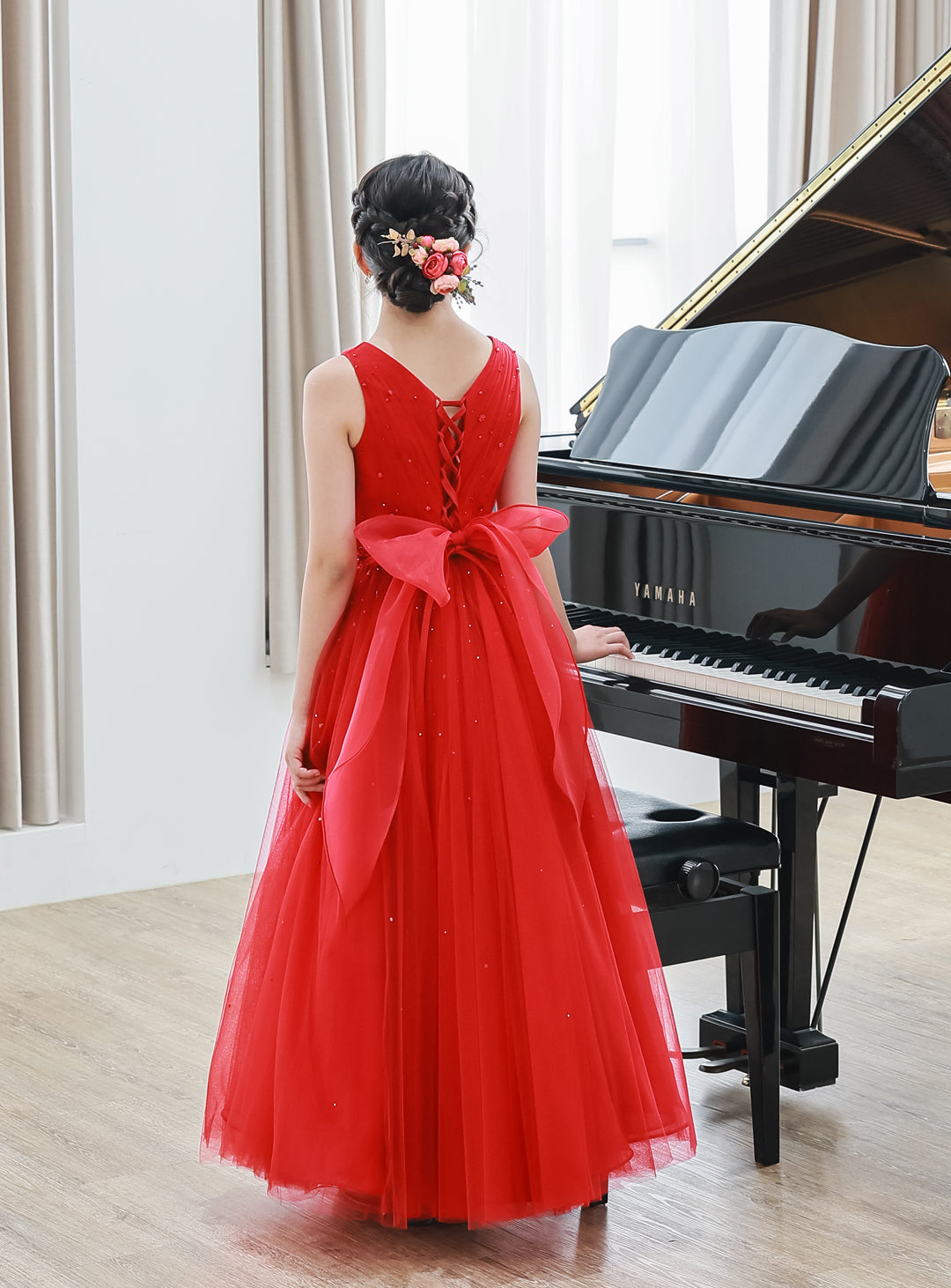 Scarlet Jewelry Tulle Dress