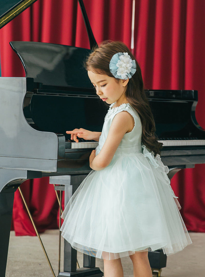 ミントフラワーレースドレス | DRESCCO 