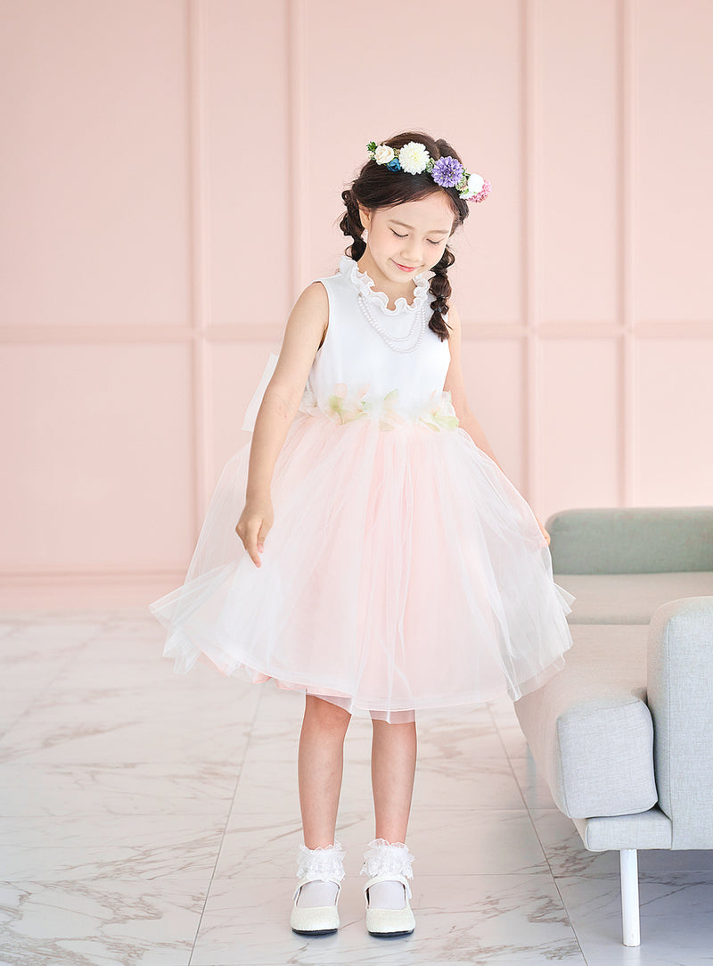 子供ドレス発表会・結婚式・おしゃれなDRESCCOのブロッサムピーチドレスの画像2