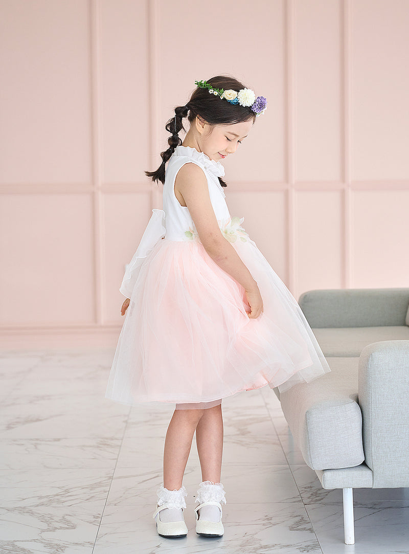 子供ドレス発表会・結婚式・おしゃれなDRESCCOのブロッサムピーチドレスの画像4
