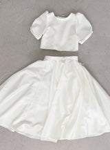 エドウィナホワイトツーピースドレス