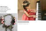 子供ドレス発表会・結婚式・おしゃれなDRESCCOのビジューストーンコーラルピンクドレスの画像13